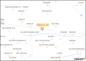 map of Novichi