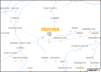 map of Novichka