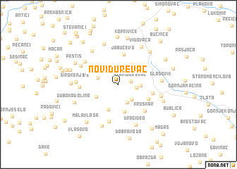 map of Novi Ðurevac