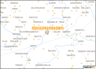 map of Novigrad na Dobri