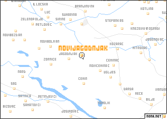 map of Novi Jagodnjak