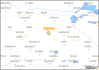 map of Noviki