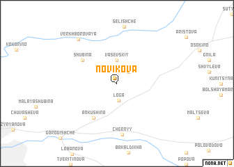 map of Novikova