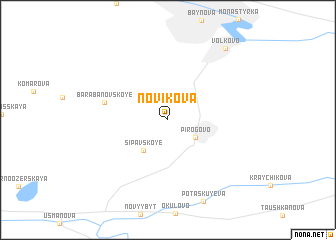 map of (( Novikova ))