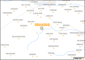 map of Novikovo