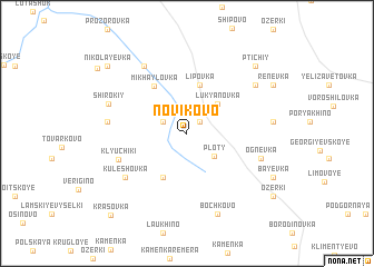 map of Novikovo