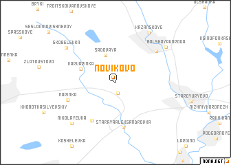 map of Novikovo