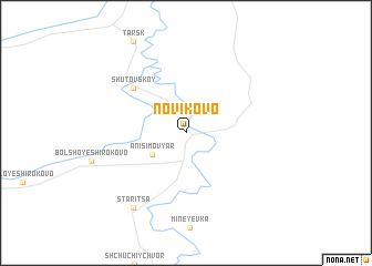 map of Novikovo