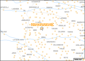 map of Novi Kruševac