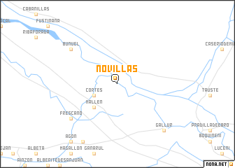 map of Novillas