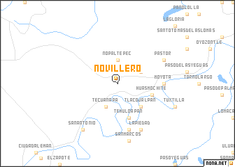 map of Novillero