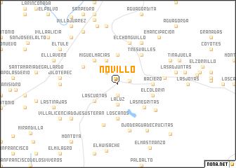 map of Novillo