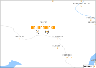 map of Novinka