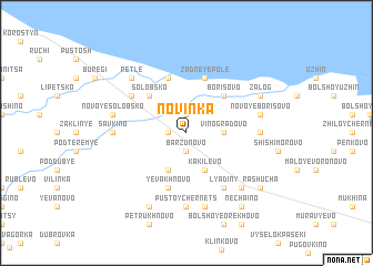 map of Novinka