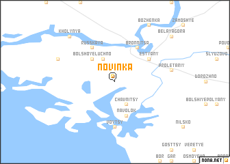 map of Novinka