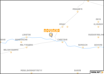 map of Novinka