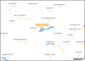 map of Novinka