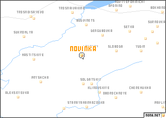 map of Novinka