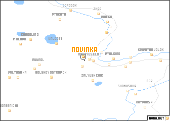 map of Novinka