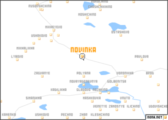 map of Novinka