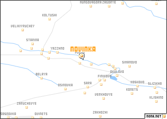 map of Novinka