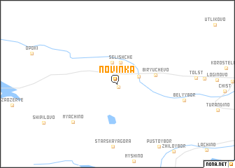 map of Novinka