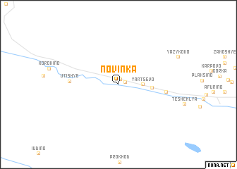 map of Novinka