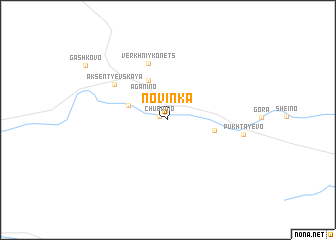 map of Novinka