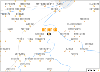 map of Novinka