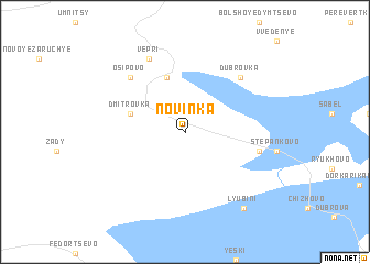 map of Novinka