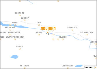 map of Novinka