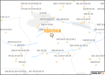 map of Novinka