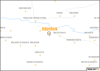 map of Novinka