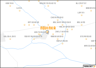 map of Novinka