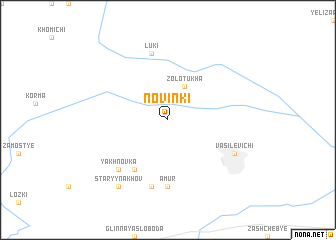 map of Novinki