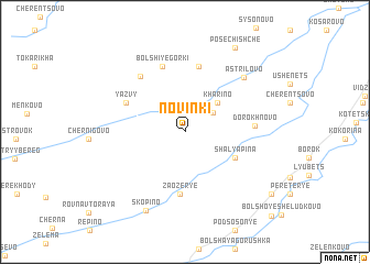 map of Novinki