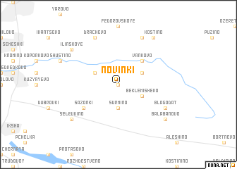 map of Novinki