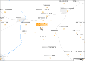 map of Novinki