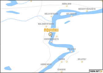 map of Novinki