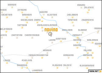 map of Novino