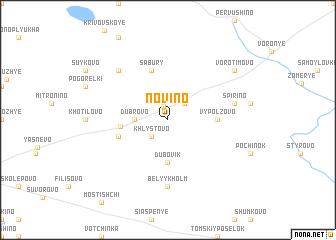 map of Novino