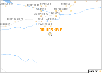 map of Novinskiye