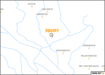 map of Noviny