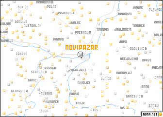 map of Novi Pazar