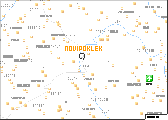 map of Novi Poklek