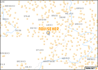 map of Novi Šeher