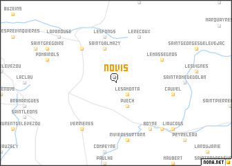 map of Novis