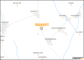 map of Novkent