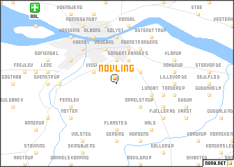 map of Nøvling