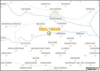 map of Novlyanka